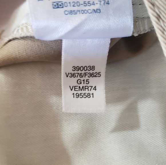 Lands' End Men's Khaki Tailored Fit No Iron Twill Pants-Size 30x32 (NWOT) - Picture 8 of 8